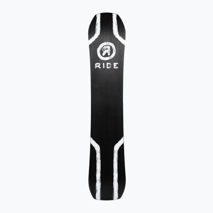 Snowboard RIDE Smokescreen negru și alb 12G0024 4