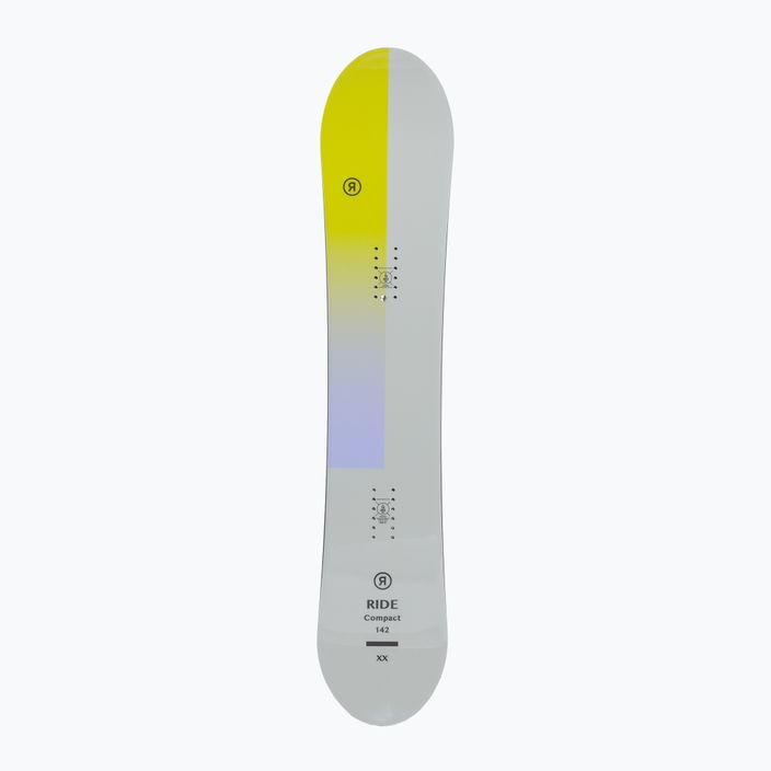 Snowboard pentru femei RIDE Compact gri-galben 12G0019 3