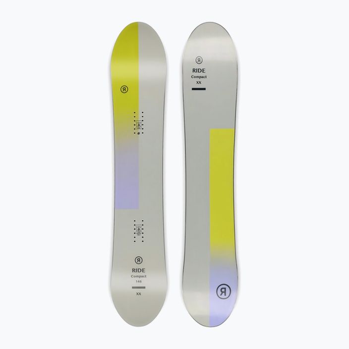 Snowboard pentru femei RIDE Compact gri-galben 12G0019 7