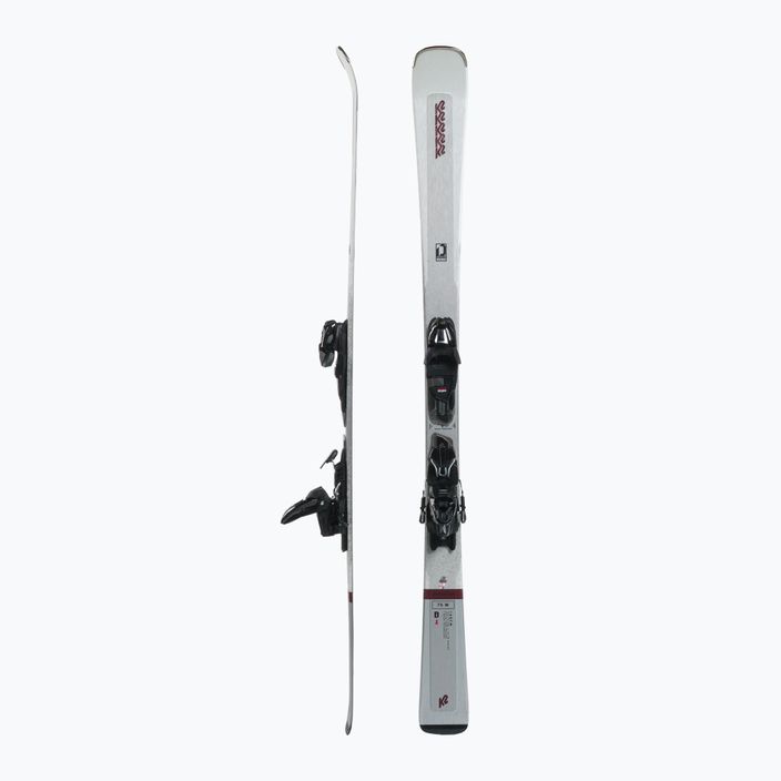 Schi alpin pentru femei K2 Disruption 75 W + 10 Quikclik Free alb 10G0408.173.1 2