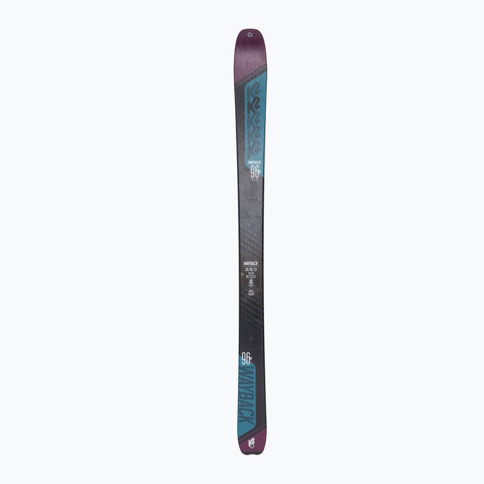 Schi cu patine pentru femei K2 Wayback 96 W albastru-violet 10G0600.101.1 7