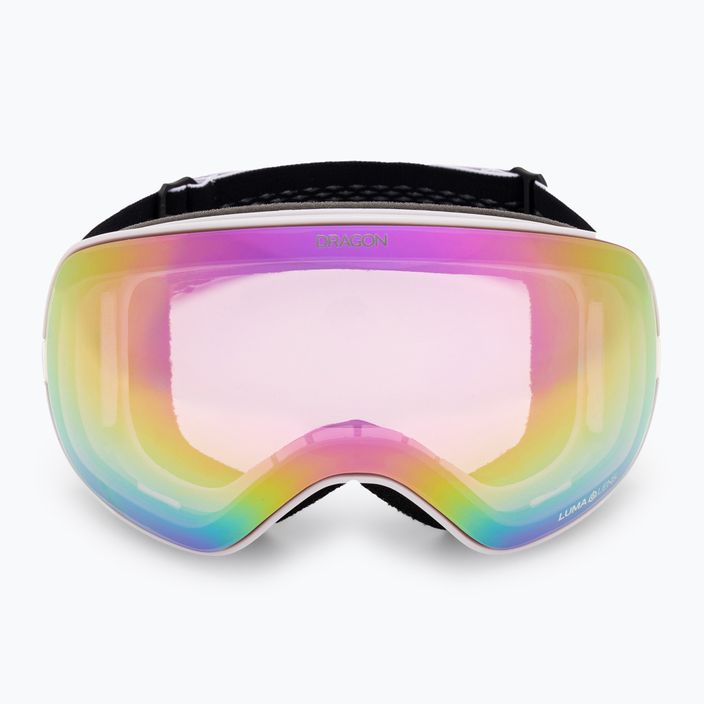 Ochelari de schi DRAGON X2S liliac/luminiu roz ionic/ fum închis 3