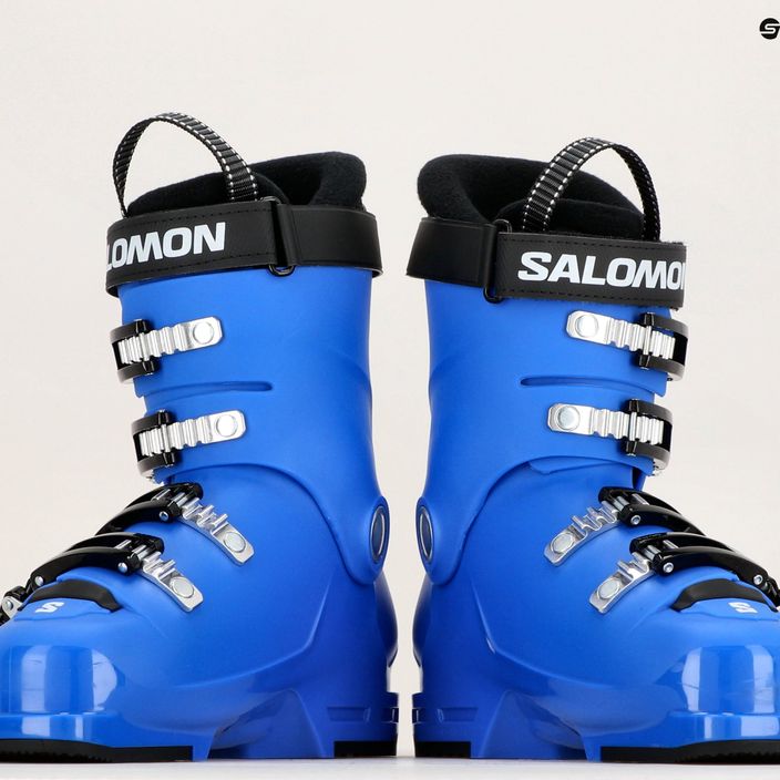 Bocanci de schi pentru copii Salomon S Race 60 T L race blue/white/process blue 13