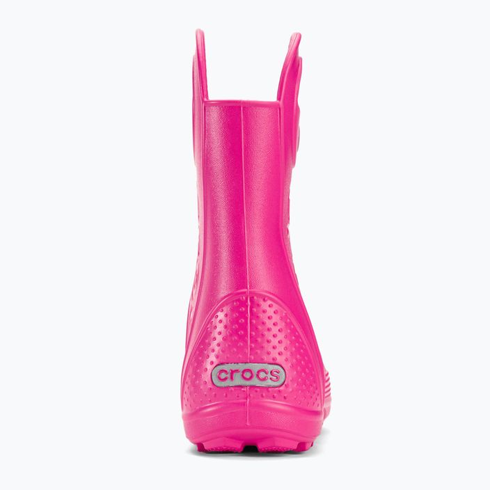 Papuci pentru copii Crocs Handle Rain Boot Kids candy pink 7