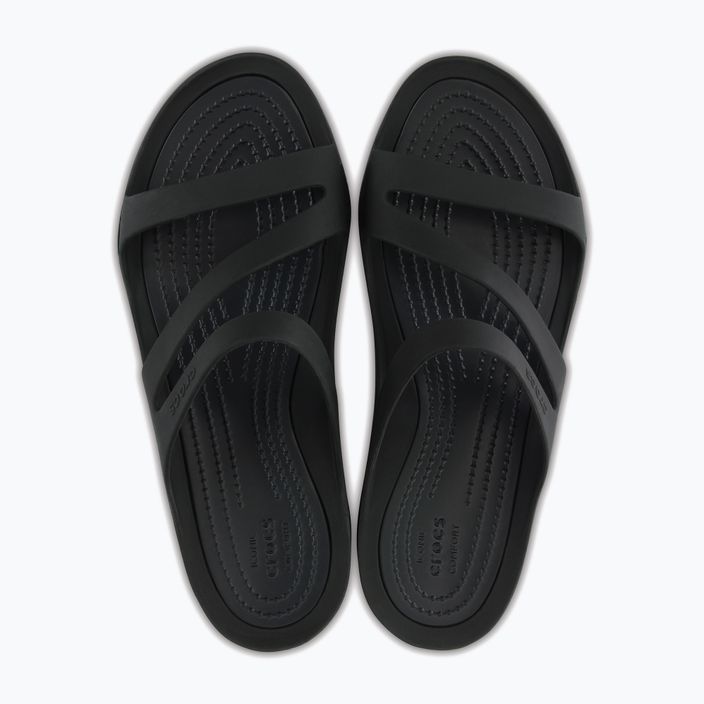 Sandale Crocs Swiftwater pentru femei, negru 203998-060 flip-flops 12
