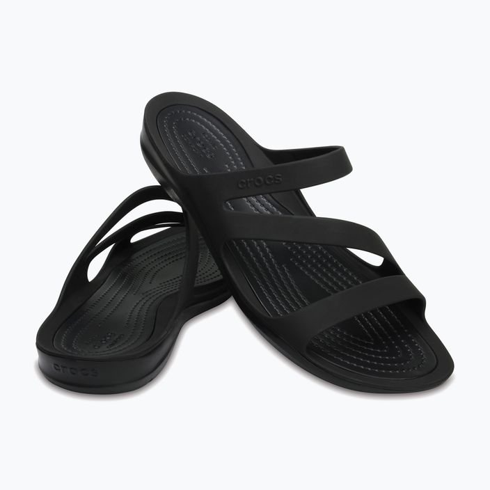 Sandale Crocs Swiftwater pentru femei, negru 203998-060 flip-flops 15