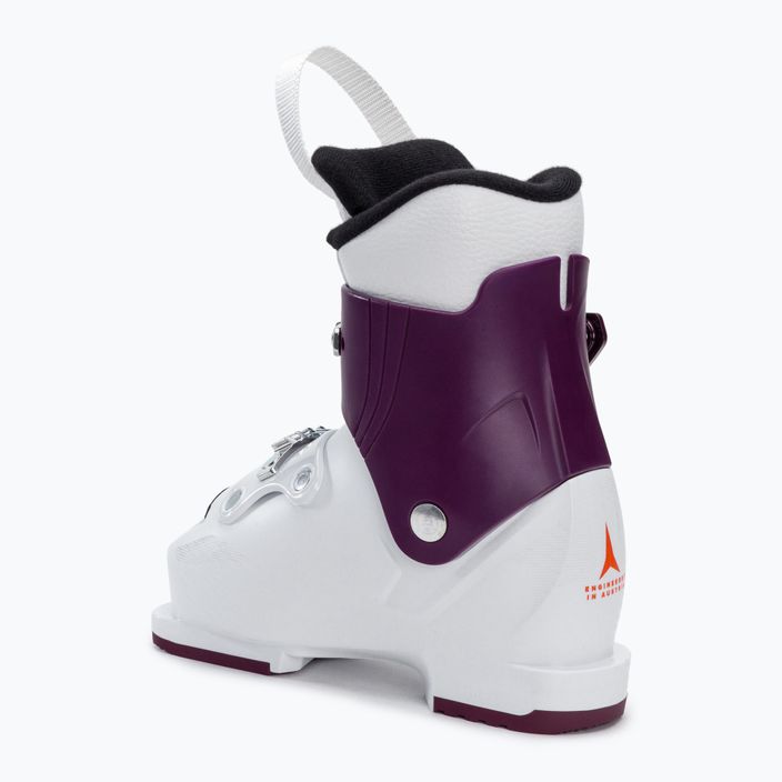 Ghete de schi pentru copii ATOMIC Hawx Girl 2 alb/violet AE5025660 2