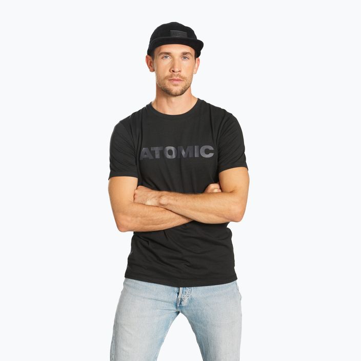 Tricou pentru bărbați Atomic Alps black