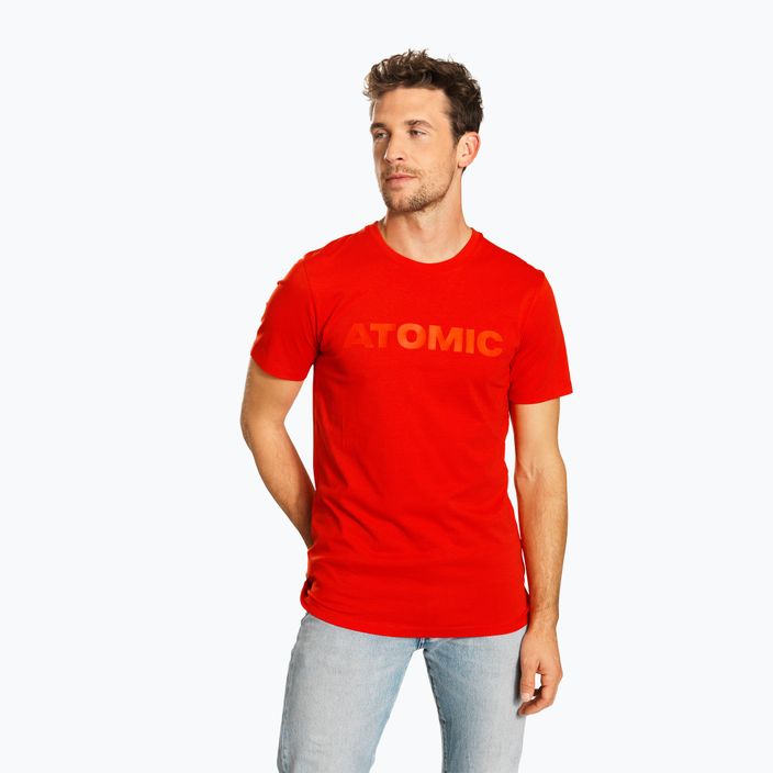 Tricou pentru bărbați Atomic Alps red