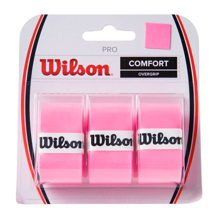 Wilson Pro Comfort Overgrip Pink WRZ4014PK+ Rachetă de tenis Wrap Wilson Pro Comfort Overgrip Pink 2