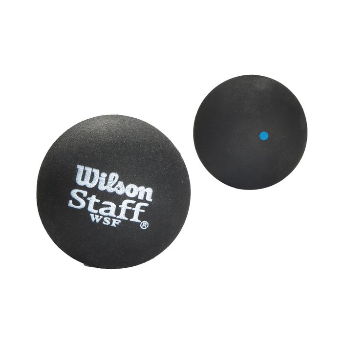 Wilson Staff Squash 2 Ball Bl Dot negru WRT617500+ 2