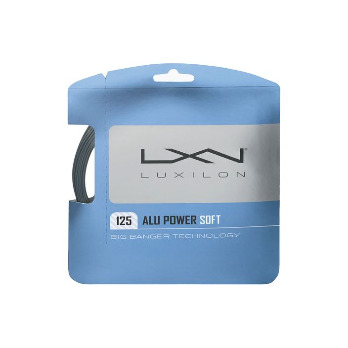 Coardă de tenis Luxilon Alu Power Soft 125 argint WRZ99010101 2