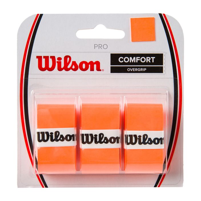 Wilson Pro Comfort Overgrip Portocaliu WRZ470820+ Rachetă de tenis Wrap 2