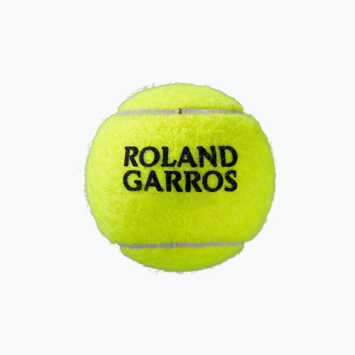 Set de mingi de tenis Wilson Roland Garros Clay Ct 3 buc galben WRT125000 4