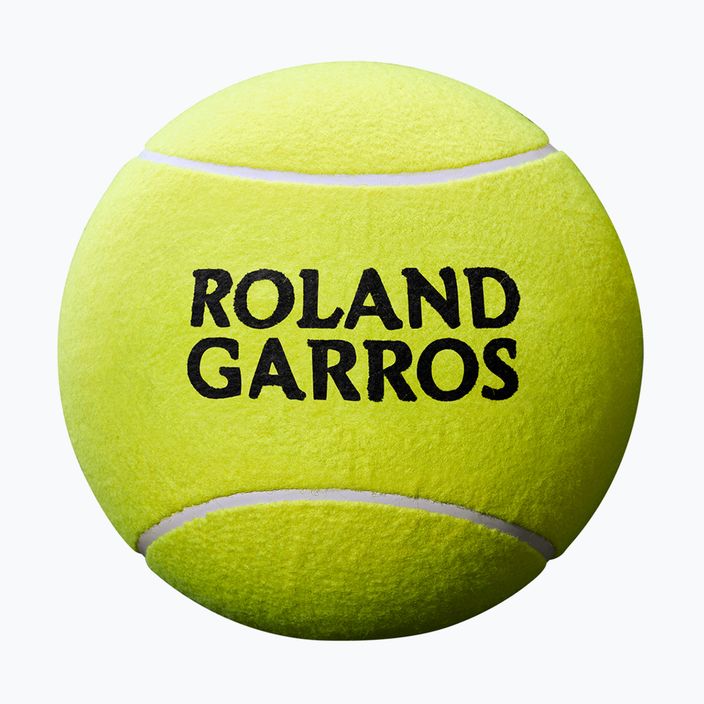 Minge de tenis pentru autografe Wilson Roland Garros Mini Jumbo 5" yellow 2