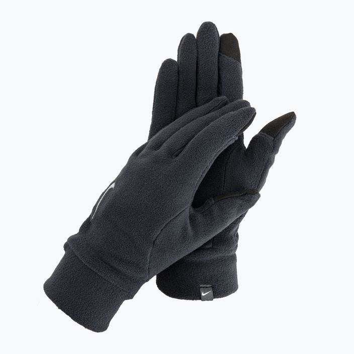 Set căciulă + mănuși pentru bărbați Nike Fleece black/black/silver 7