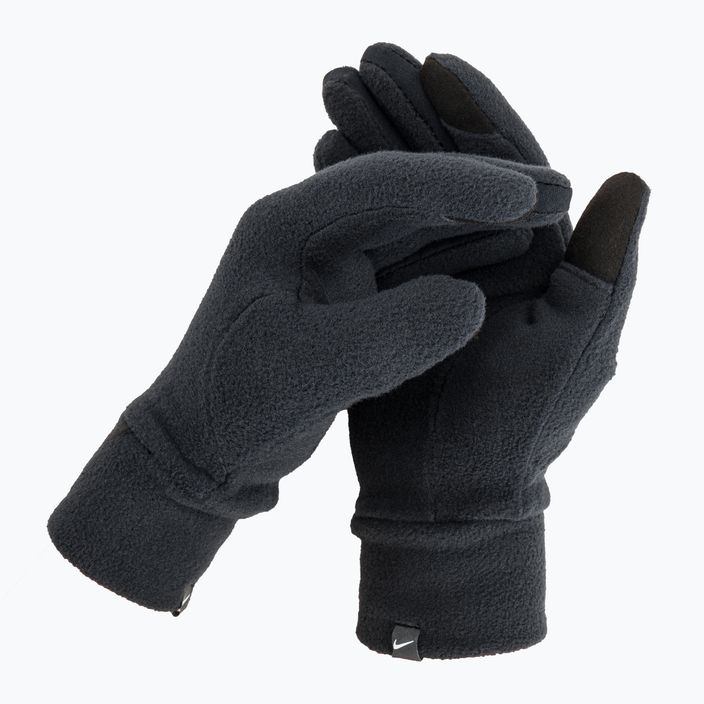 Set căciulă + mănuși pentru femei Nike Fleece black/black/silver 7