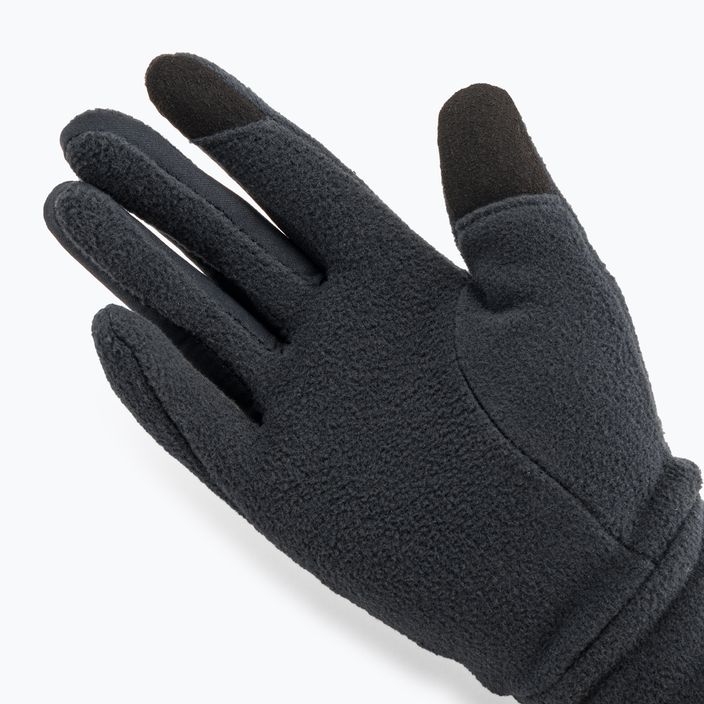 Set căciulă + mănuși pentru femei Nike Fleece black/black/silver 10