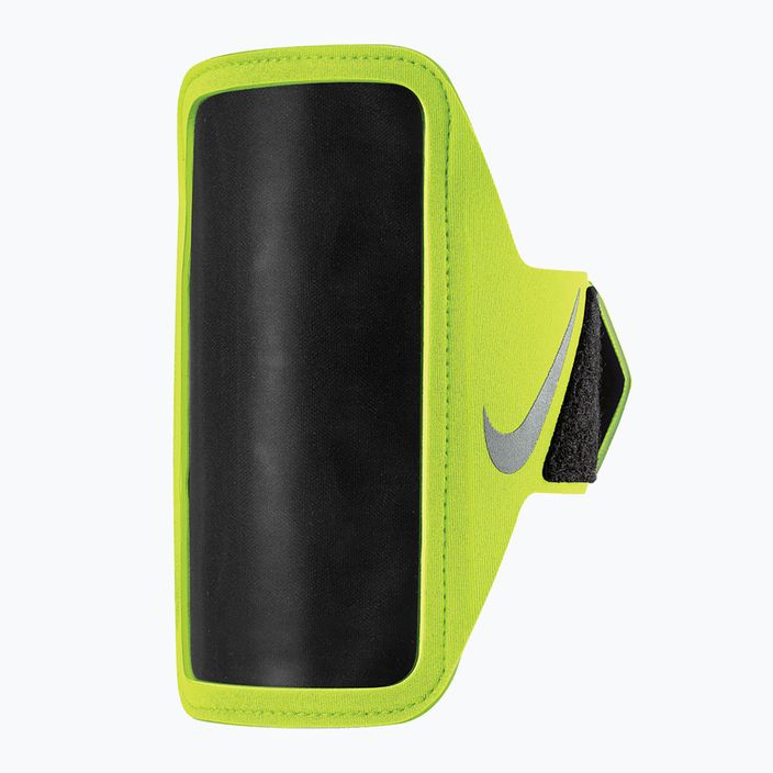 Bandă de telefon pentru alergat Nike Lean Arm Band Plus volt/black/silver 4