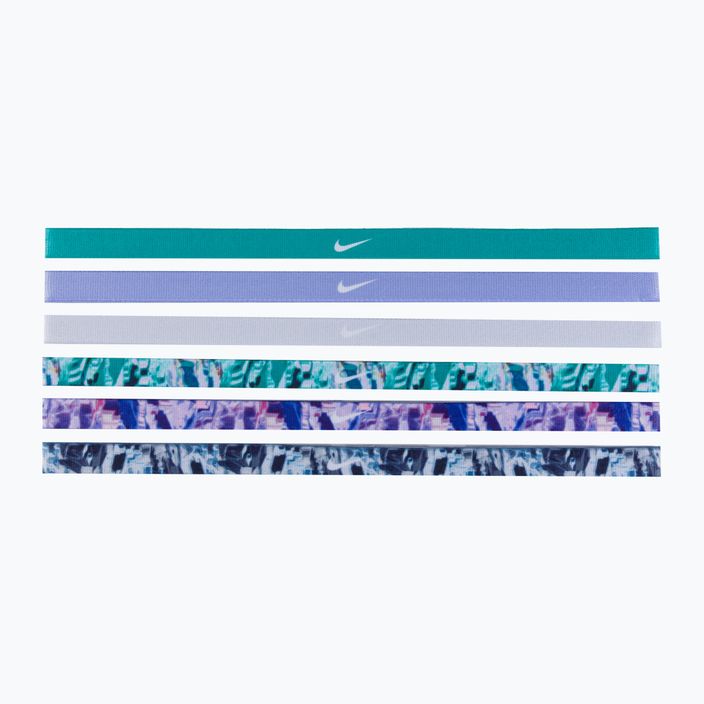 Benzi de cap Nike imprimate 6 buc. verde/violet N0002545-322 2