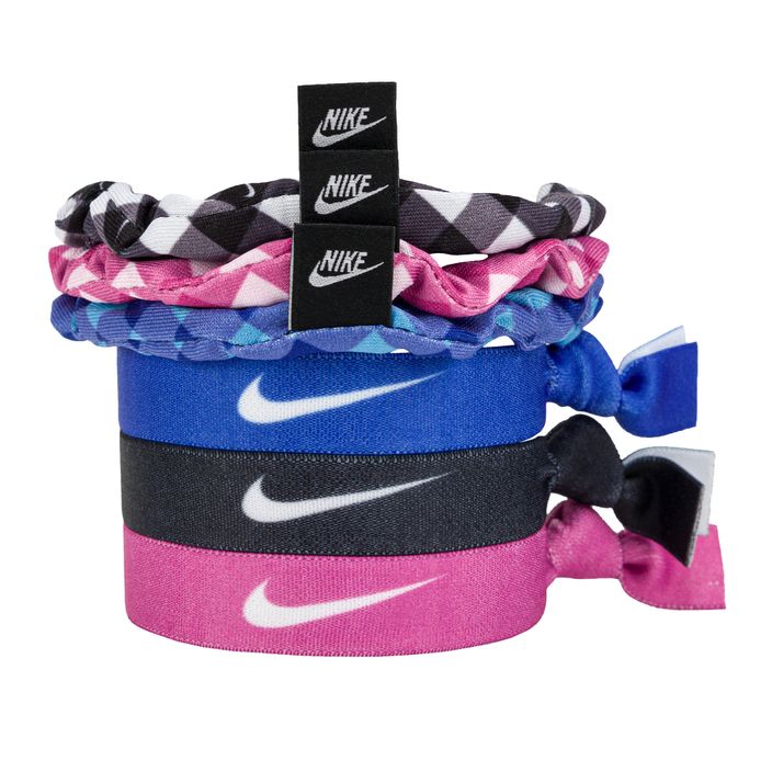 Benzi de păr Nike Mixed Hairbands 6 buc. cu husă elastice de păr colorate 6 buc. N1003666-029 2