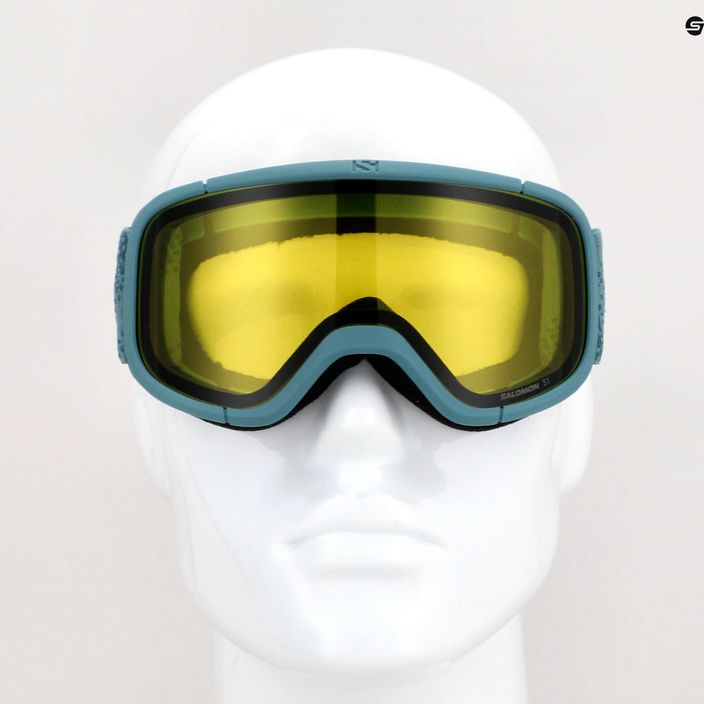 Ochelari de schi pentru copii Salomon Lumi Flash atlantic blues/flash yellow pentru copii 10