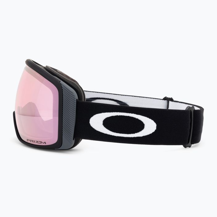 Ochelari de schi Oakley Flight Tracker negru mat/prizm snow hi pink 4