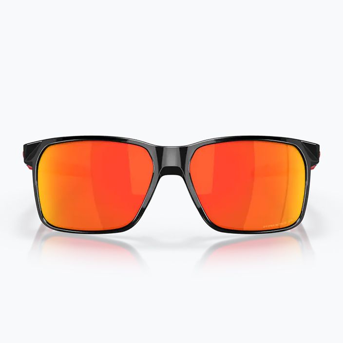 Ochelari de soare polarizați Oakley Portal X negru lucios/prizm rubin polarizat 7