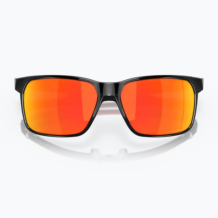 Ochelari de soare polarizați Oakley Portal X negru lucios/prizm rubin polarizat 10