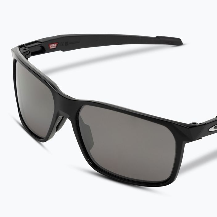 Ochelari de soare polarizați Oakley Portal X negru lustruit/negru de prizm negru 5