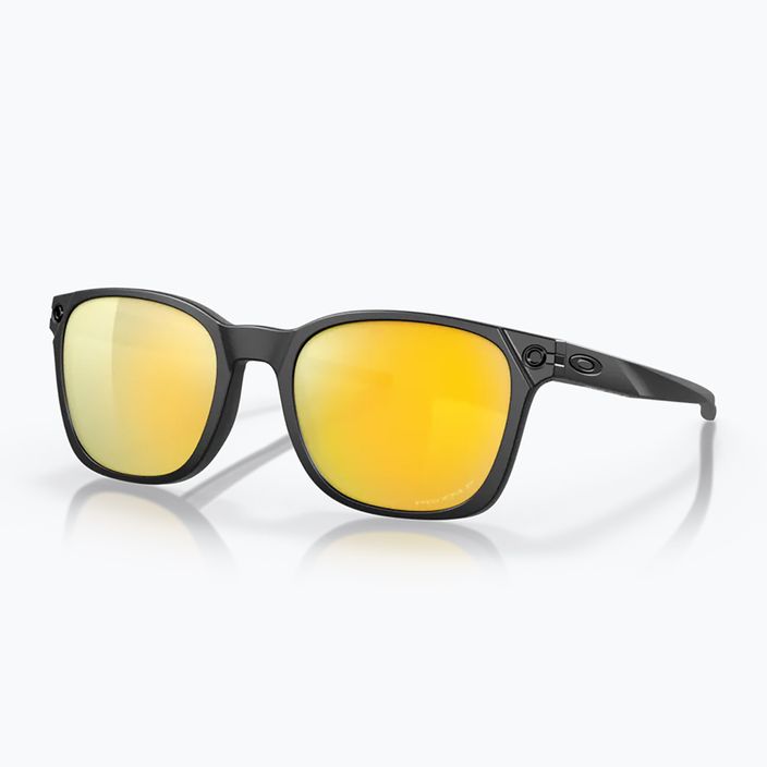 Ochelari de soare Oakley Ojector negru mat/prizm 24k polarizat 6