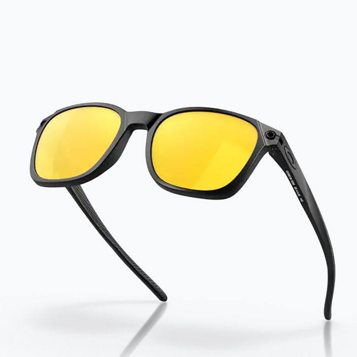Ochelari de soare Oakley Ojector negru mat/prizm 24k polarizat 9