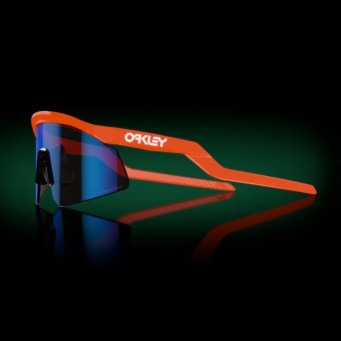 Ochelari de soare Oakley Hydra neon portocaliu/prismă safir 8
