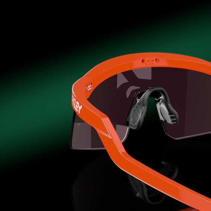 Ochelari de soare Oakley Hydra neon portocaliu/prismă safir 9