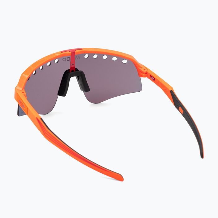 Ochelari de soare Oakley Sutro Lite Sweep Mathieu Van Der Poel portocaliu cu sclipici/priză de șosea 2