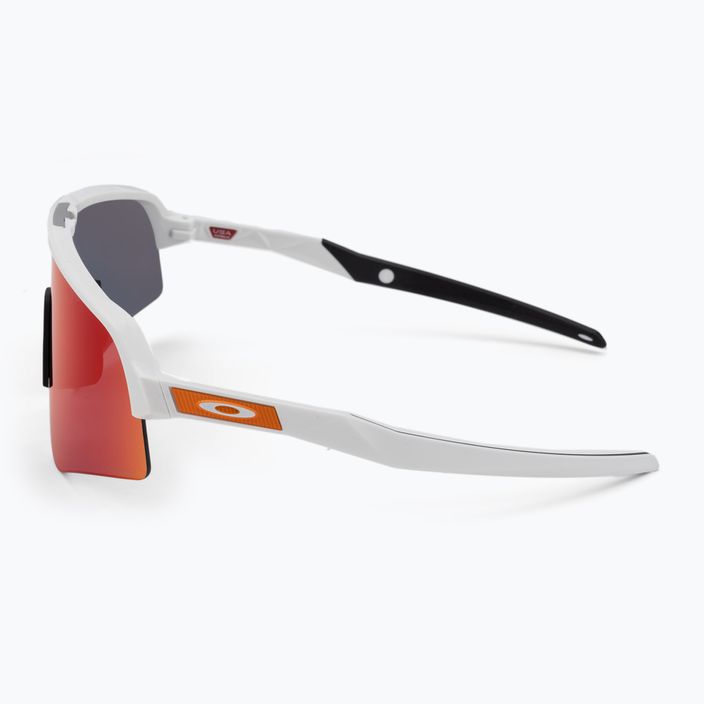 Ochelari de soare de șosea Oakley Sutro Lite Sweep alb mat/prizm 4