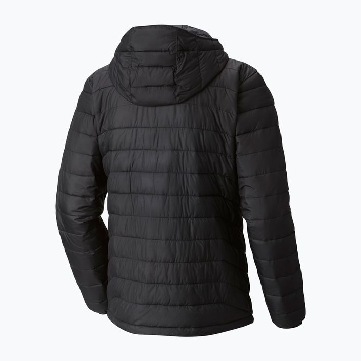 Columbia Powder Lite Hooded jachetă cu glugă pentru bărbați negru 1693931 3
