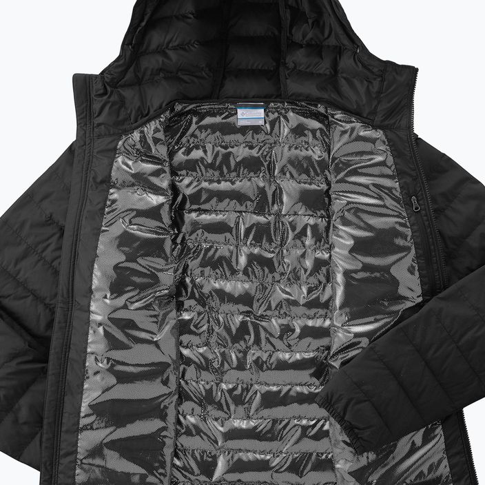 Columbia Powder Lite Hooded jachetă cu glugă pentru bărbați negru 1693931 4