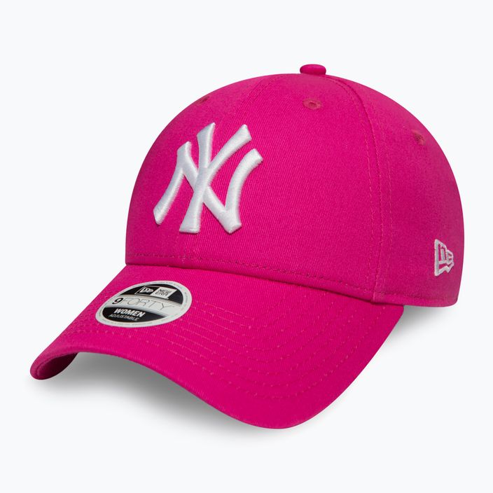 New Era League Essential 9Forty New York Yankees șapcă roz strălucitor 3