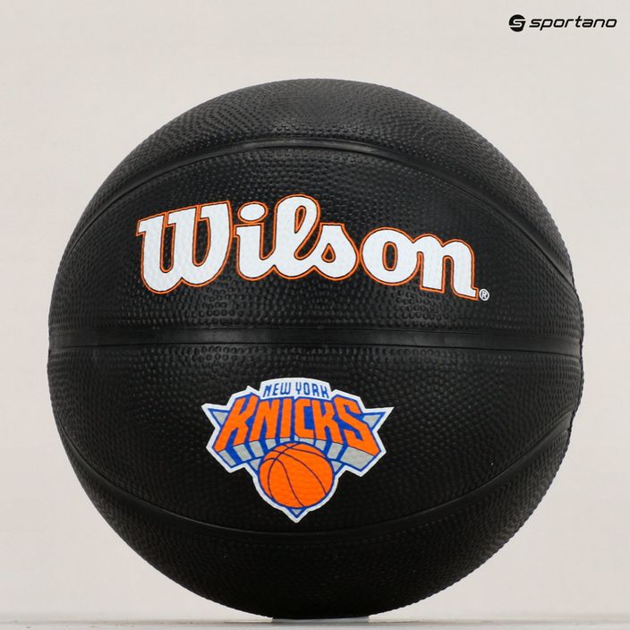 Wilson NBA Team Tribute Mini New York Knicks baschet WZ4017610XB3 mărimea 3 9