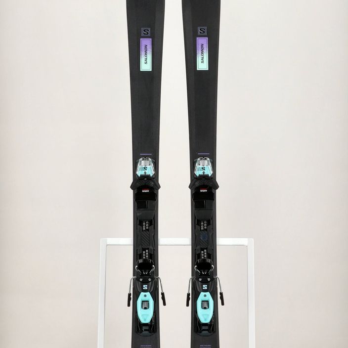 Schiuri de coborâre pentru femei Salomon S/Max N6 XT + M10 GW negru/purpuriu/violet/maraldă de plajă 13