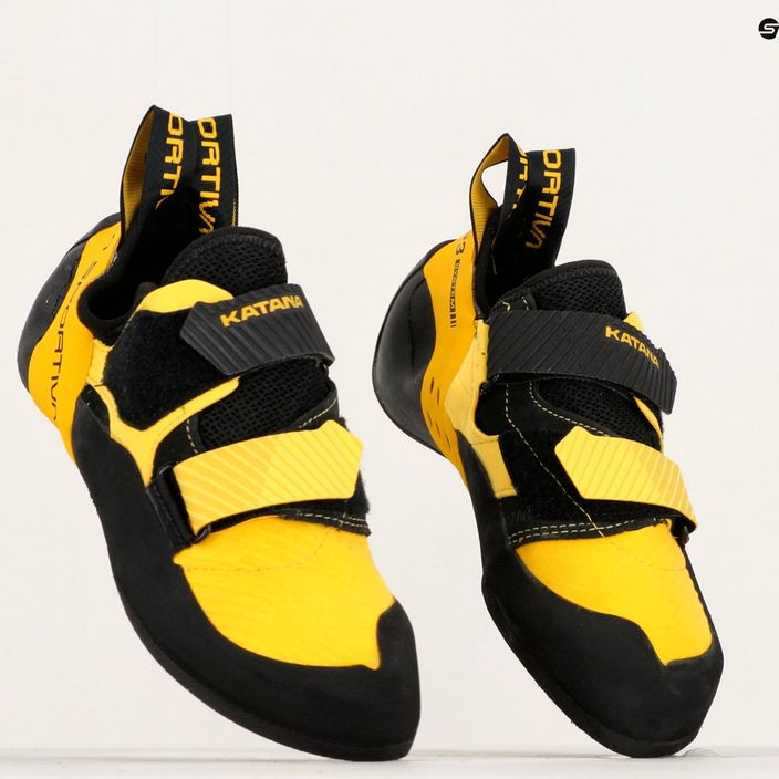 Pantof de alpinism pentru bărbați La Sportiva Katana galben/negru 12