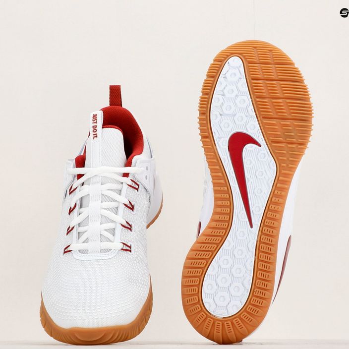 Nike Air Zoom Hyperace 2 LE alb/team crimson alb alb pantofi de volei 8