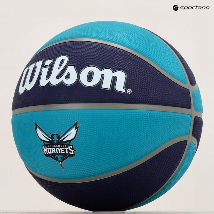 Wilson NBA NBA Team Tribute Charlotte Hornets baschet albastru WTB1300XBCHA 7