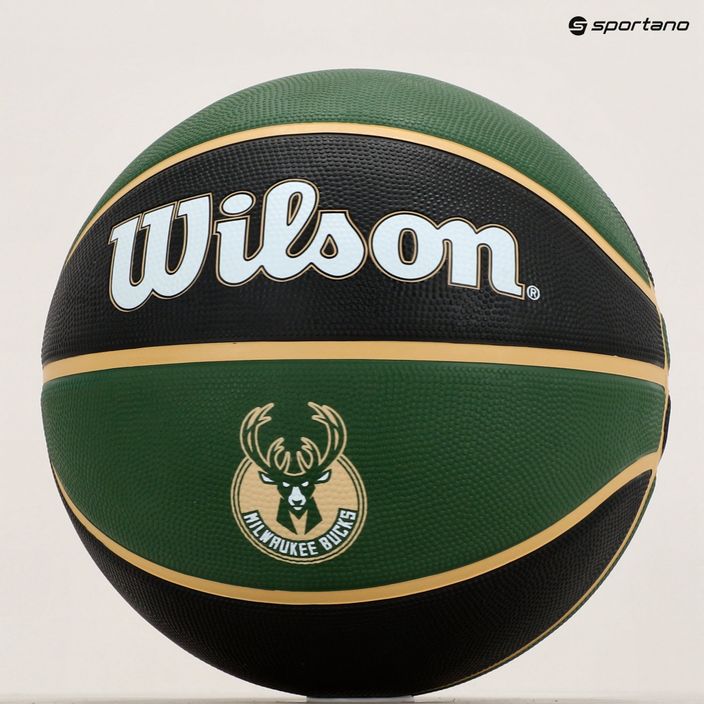 Wilson NBA NBA Team Tribute baschet Milwaukee Bucks verde WTB1300XBMIL 7