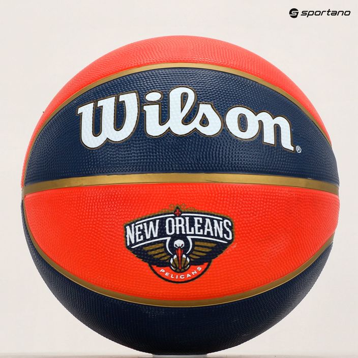 Wilson NBA NBA Team Tribute New Orleans Pelicans baschet maroon WTB1300XBNO 7