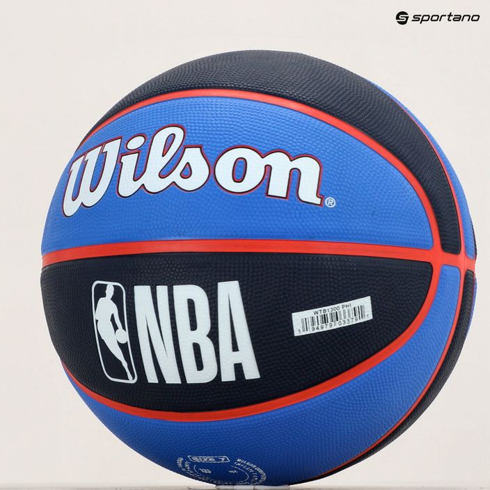 Wilson NBA NBA Team Tribute Philadelphia 76ers baschet albastru WTB1300XBPHI 7