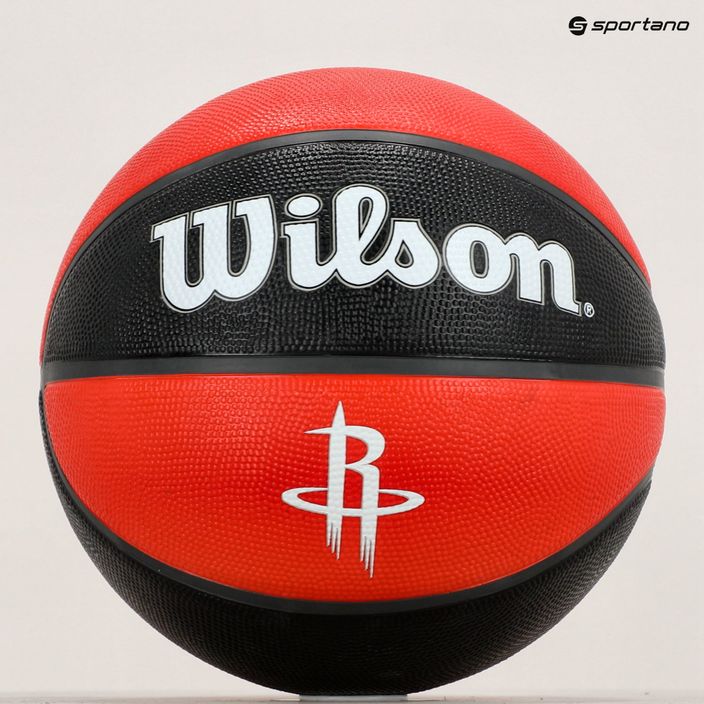 Mingea de baschet Wilson NBA Team Tribute Houston Rockets, maro WTB1300XBHOU 6