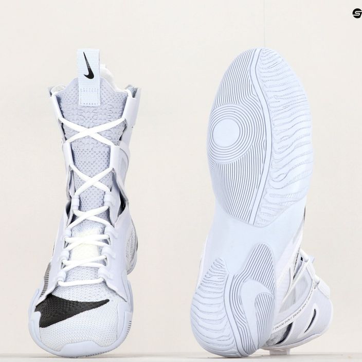 Nike Hyperko 2 alb/negru/gri de fotbal pantofi de box alb/negru/gri de fotbal 12
