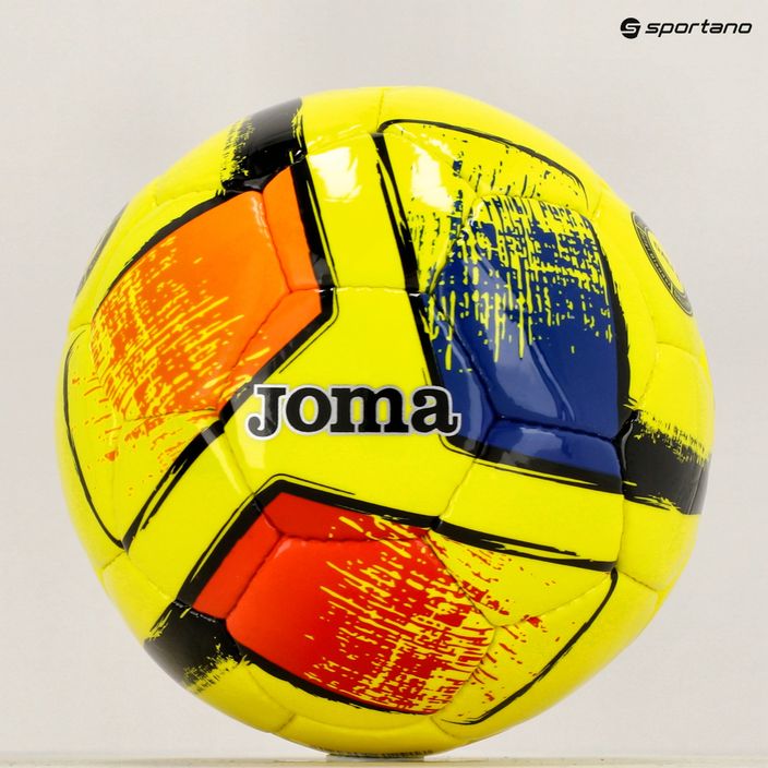 Joma Dali II fluor galben fotbal dimensiunea 4 5